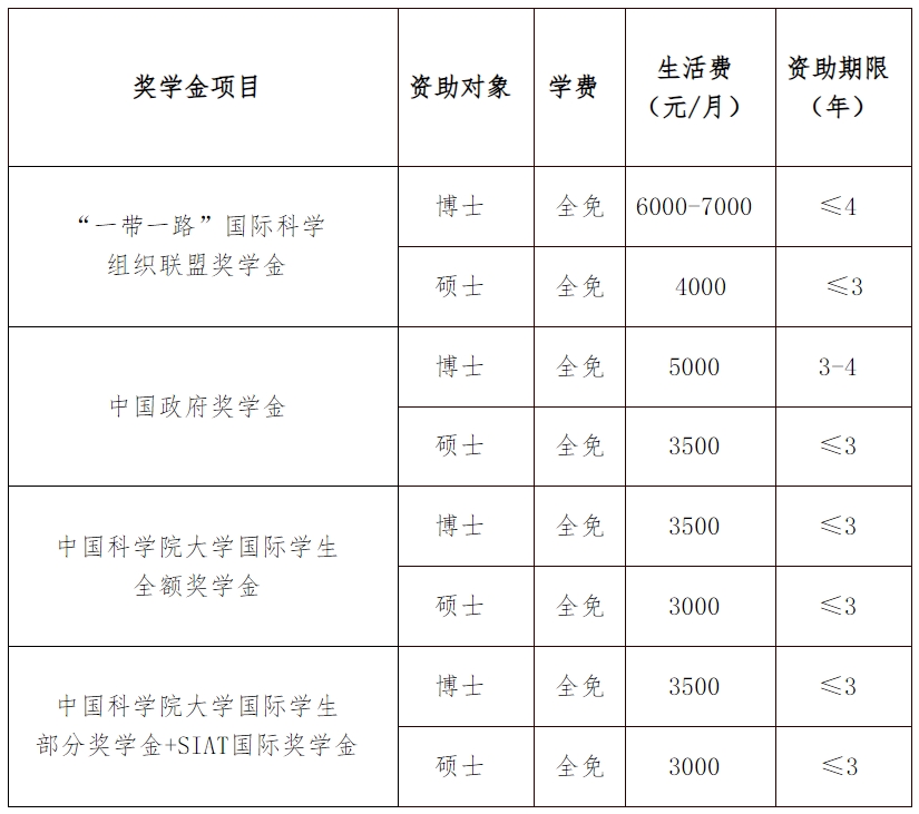 2024年中国科学院深圳先进技术研究院国际学生招生简章