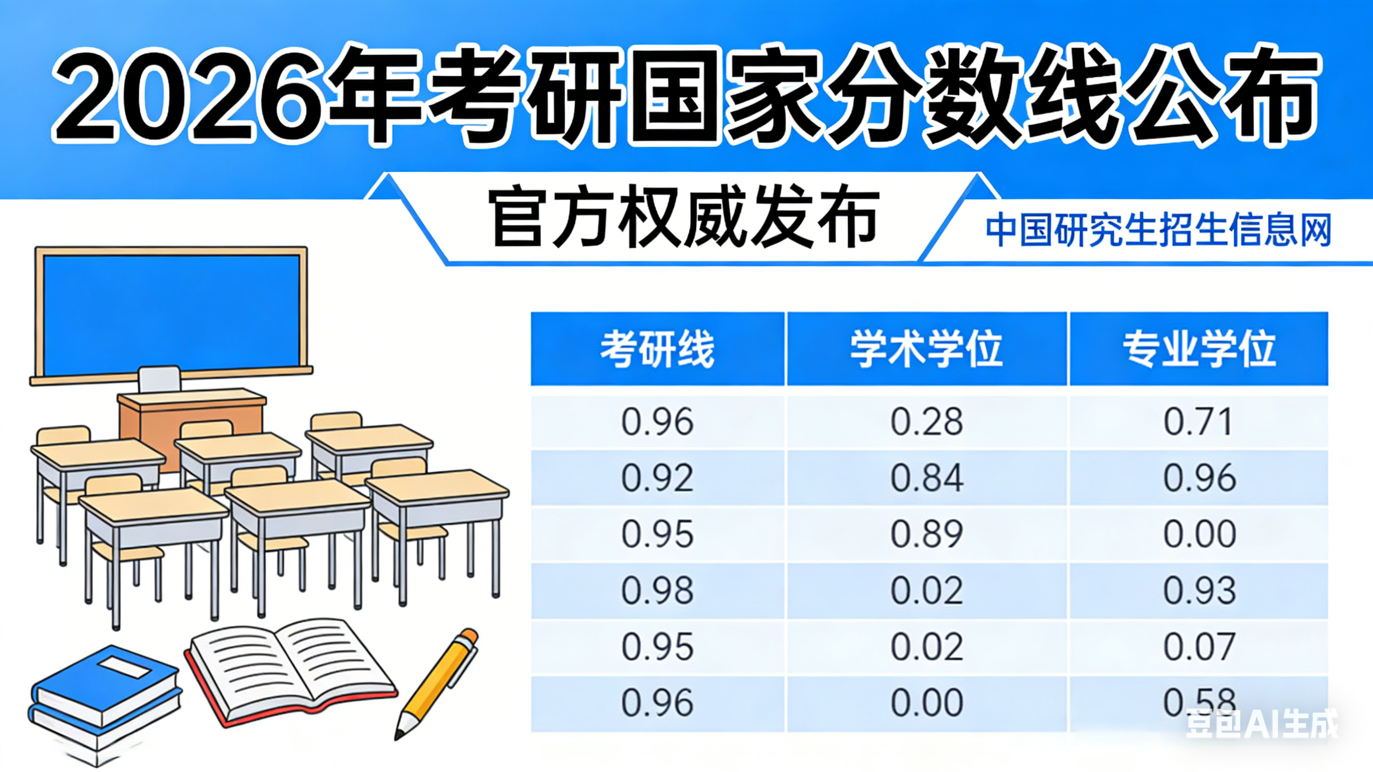 2026年考研国家线公布